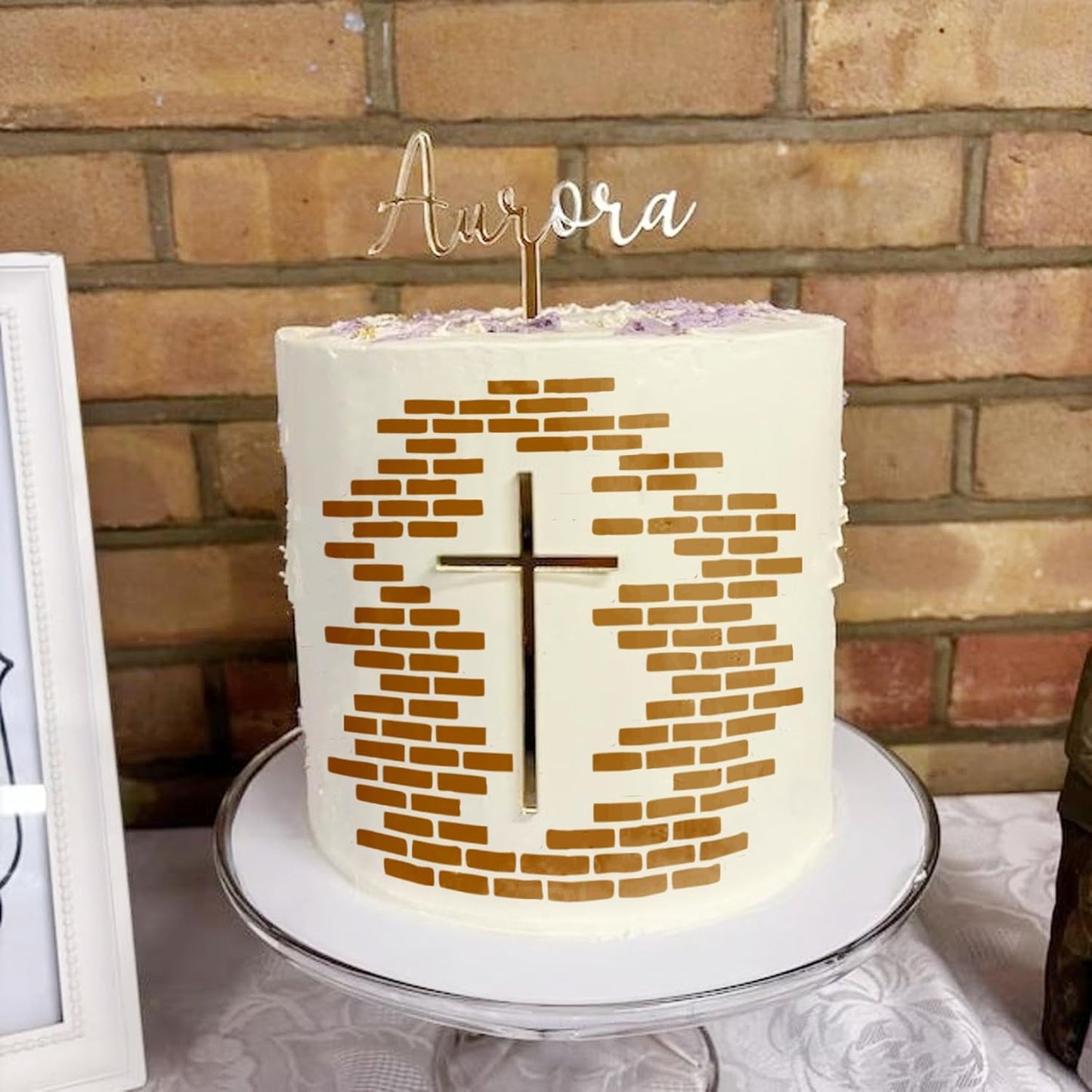 Cubist Mixed Media Layering Stencils for Painting on Wood, Texture Demask Leaf Tree Brick Striped Background Pattern Stencils for Crafts Wall Shoe Cards Canvas Furniture (Texture)