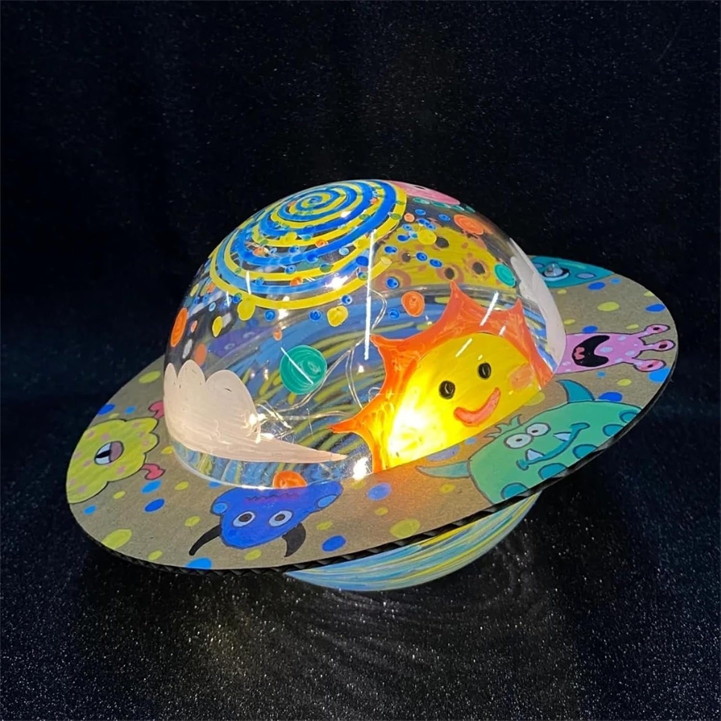 Crafjie 4PCS 6 Inchs White Foam Balls Half Round Polystyrene Half Foam Balls Craft Supplies Hemispherical Christmas Craft Ballfor DIY Home Craft Project and Art Decoration