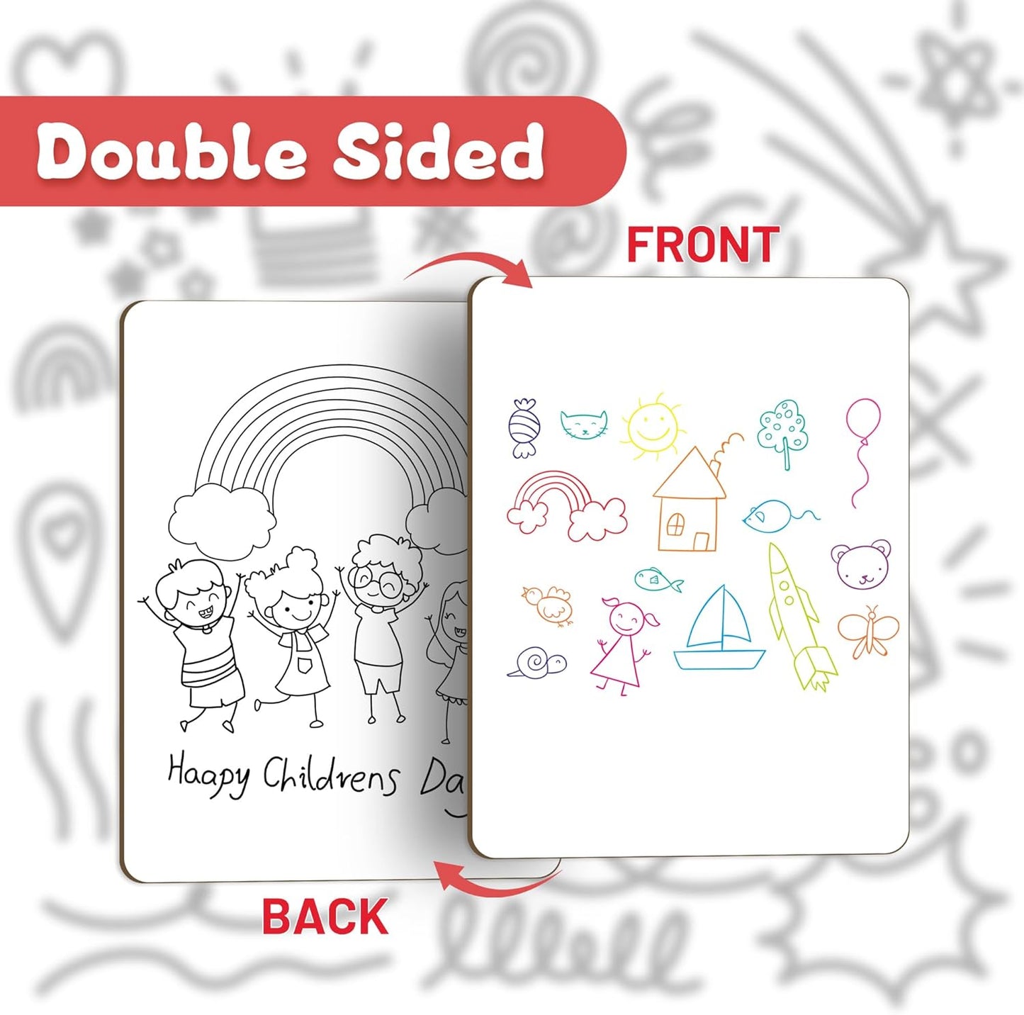 White Board Dry Erase Boards Classroom Pack Mini White Boards 9" x12” Double Sided Personal Whiteboards for Students Teachers School Supplies Lapboards (Set of 12 Boards & Erasers & Pens)