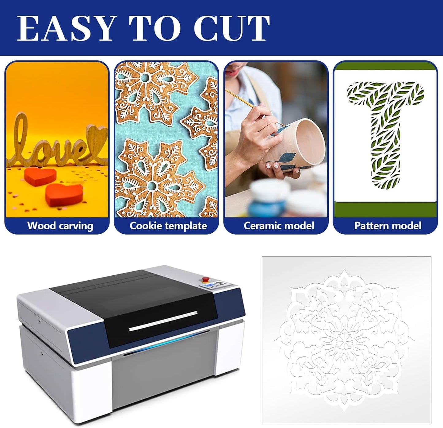 FSWCCK 30 Pcs 4 mil 12 x 12 Inch Translucent PET Blank Stencil Sheets, Mylar Sheets for Stencils, Template Plastic for Quilting Mylar Stencil Sheets, Laser Cutting, Gyro-Cut Tool Template Material