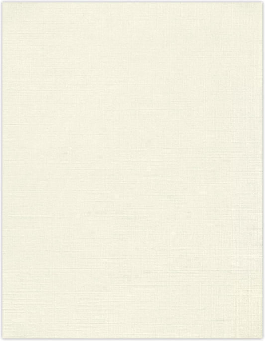 LUXPaper 8.5" x 11" Paper | Letter Size | Natural Linen | 80lb. Text | 250 Qty