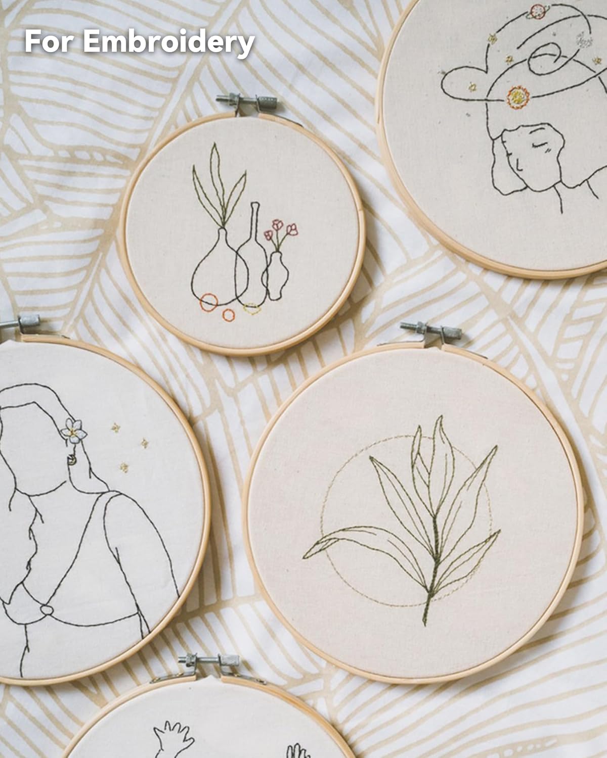 HOTGODEN Light Weight 100% Cotton Muslin Fabric: 59 inch x 2,5,10 Yards Bleached Muslin Linen Fabric Material for Sewing Material Apparel Cloth