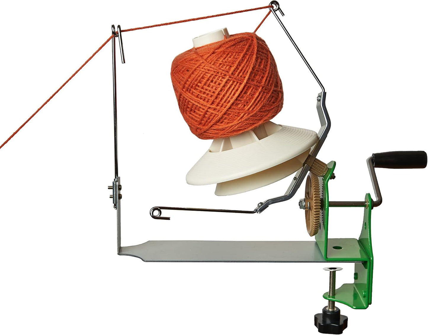 Olikraft Large Yarn Winder Large Capacity 10-16 oz - Hand Operated Metal Jumbo Yarn Winder - Durable Crochet Tools & Accessories