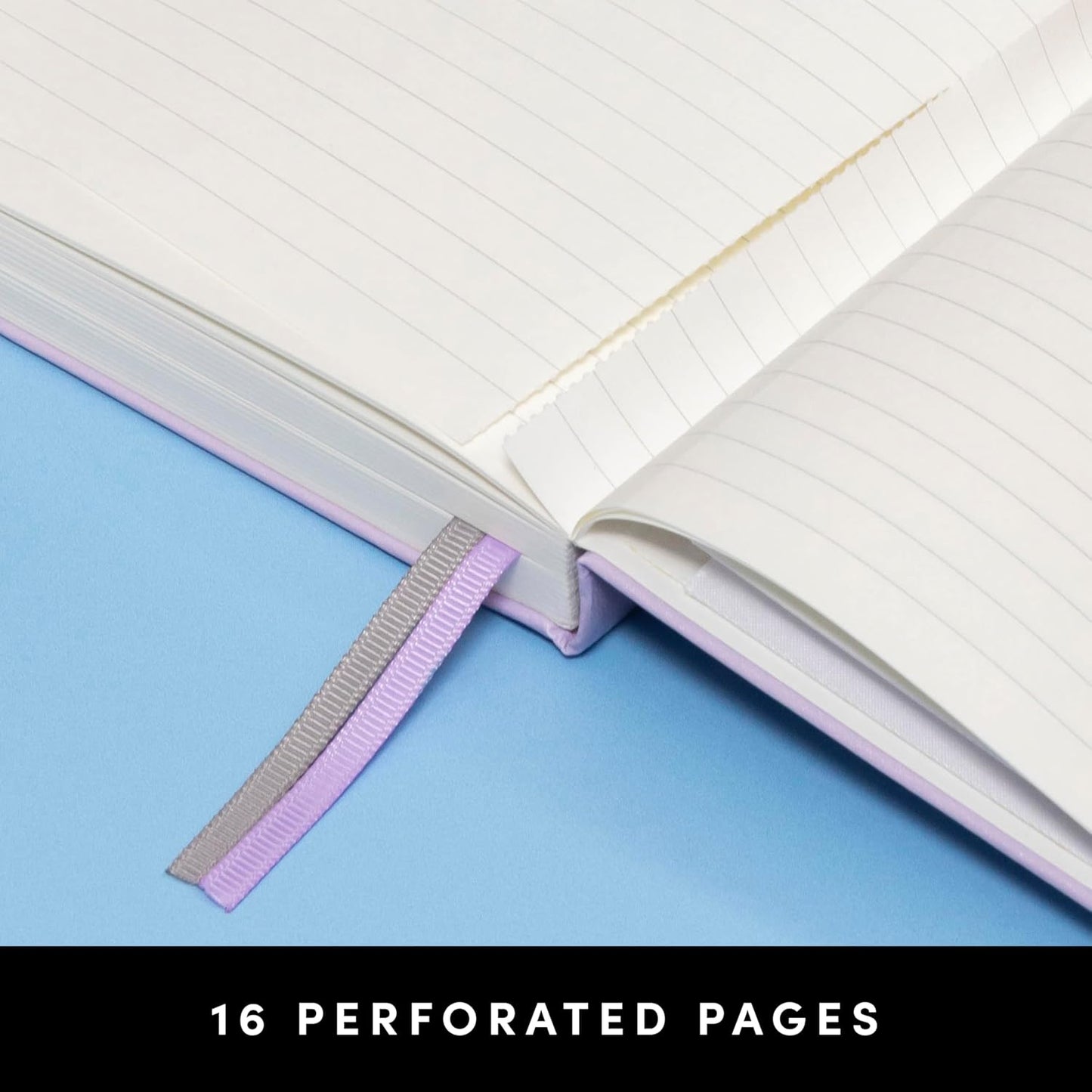 PAPERAGE Lined Journal Notebook, (Marigold), 252 Pages, Medium 5.6 in x 8 in - 100 GSM Thick Paper – Hardcover Journaling Notebook for Work, School & Note Taking