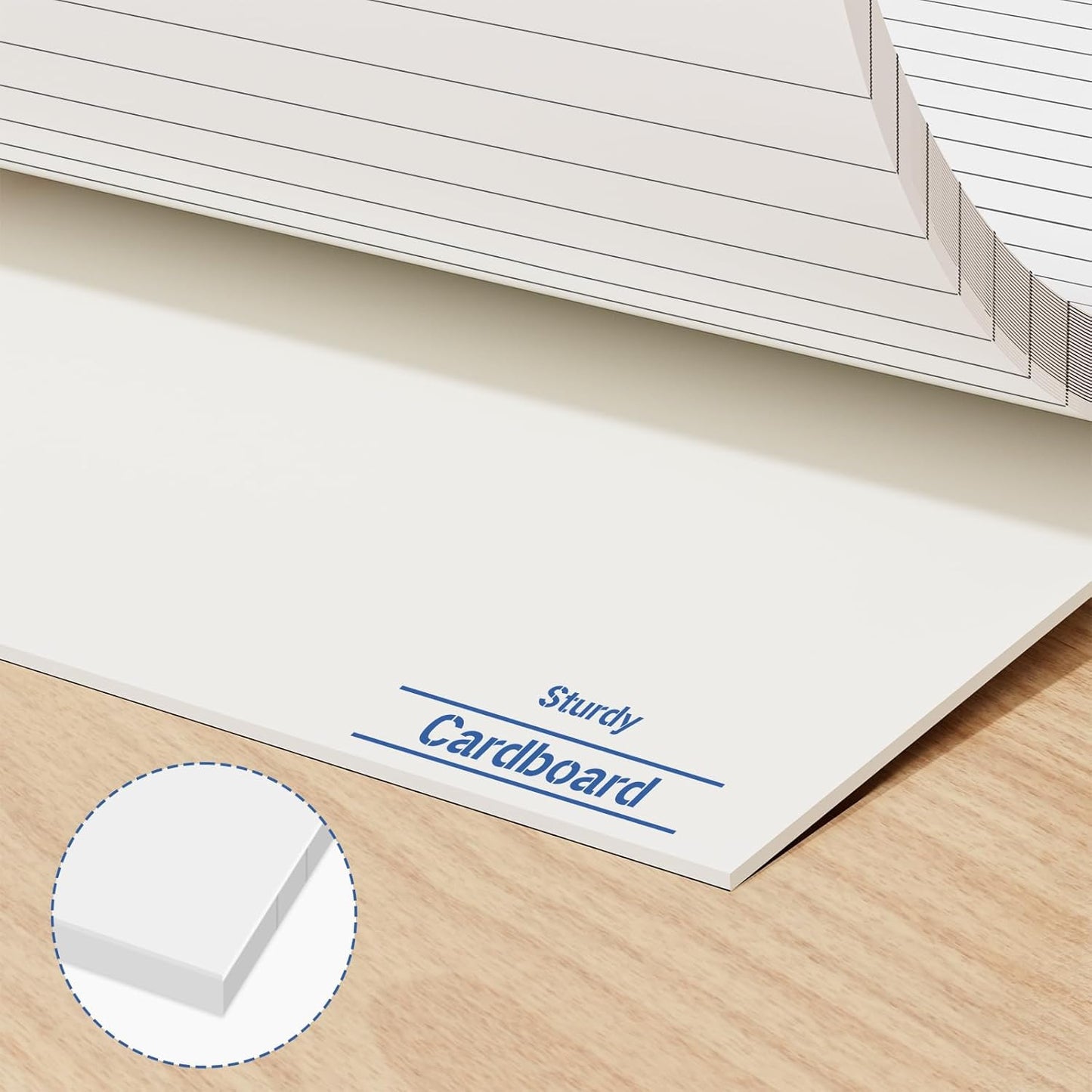 Legal Pads 4 Pack of Note Pads 6 x 9 Inch Notepad 21lb Thick Paper Legal Pad 30 Sheets Note Pad College Ruled Small Legal Pads 29 Lines Writing Pads for Writing, Sketching, and Note-Taking