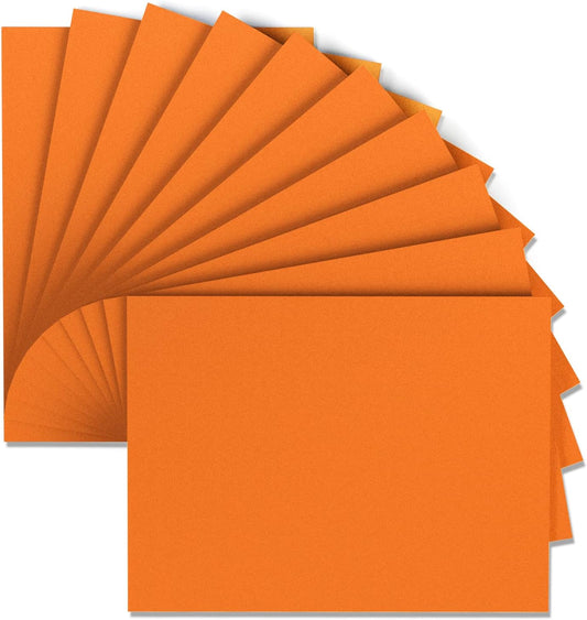 MEARCOOH Orange Foam Sheets Crafts 9x12 Inch 2mm Eva Color Craft Foam Paper for Crafts Project Preschoolers Classroom Scrapbooking DIY Cosplay(10 Sheets)