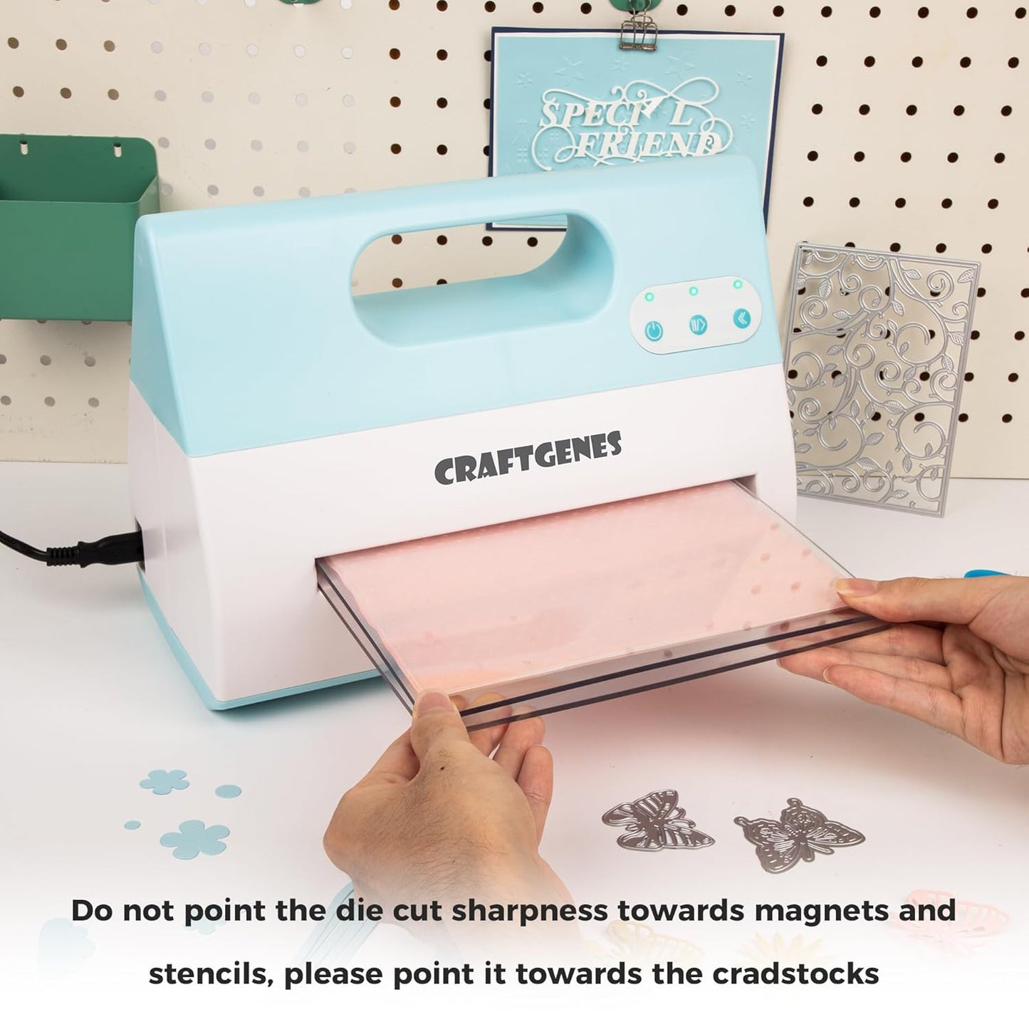 Electric Die Cut Machine for Starter Kit, 9 inch Opening Electric Embossing Machine for Art & Craft, Cardmaking, Scrapbooking, Fabric