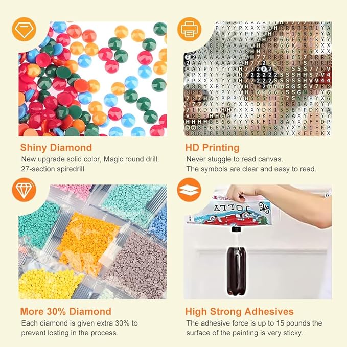 Anuver Sheep Diamond Painting Kits for Adults, Full Drill Diamond Art Kits for Beginner, 5D DIY Diamond Painting Kits for Home Wall Decor, 12x12 Inch