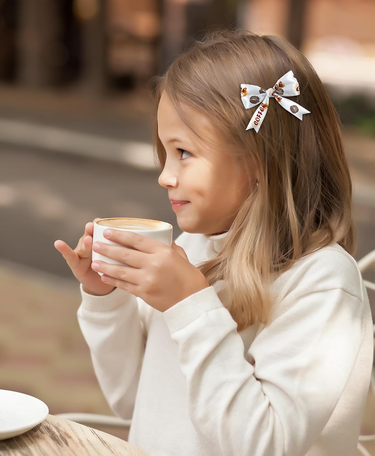 6 Rolls 18 Yards Fall Coffee Ribbons for Gift Wrapping DIY Crafts 3/8 Inches Brown Plaid Grosgrain Ribbons Coffee Beans Ribbon for Wreath Hair Bows Home Party Decoration