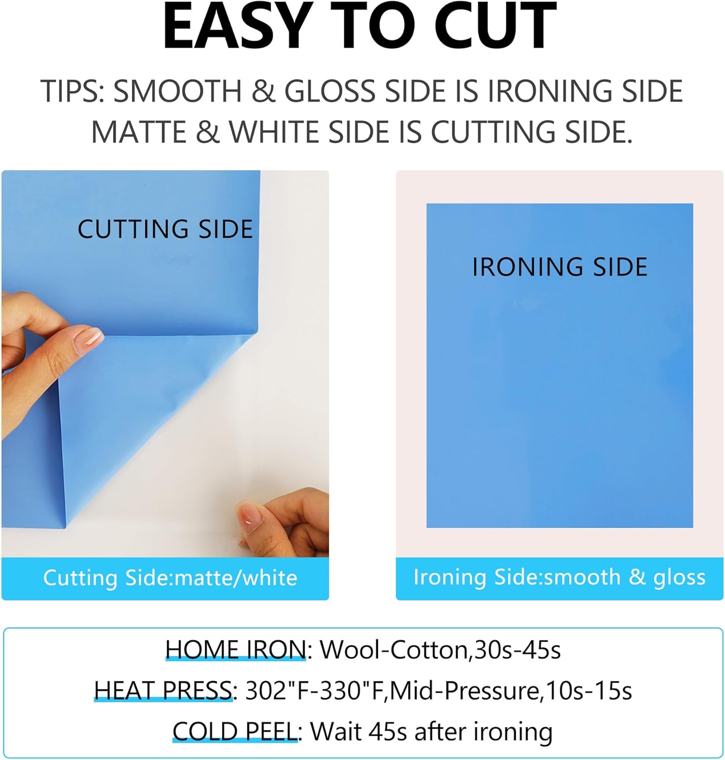 guangyintong HTV Heat Transfer Vinyl Bundle: 36 Pack 12" x 10" Iron on Vinyl for T-Shirt, 20 Assorted Colors Matte HTV Vinyl for All Cutting Machine Easy to Cut &Weed