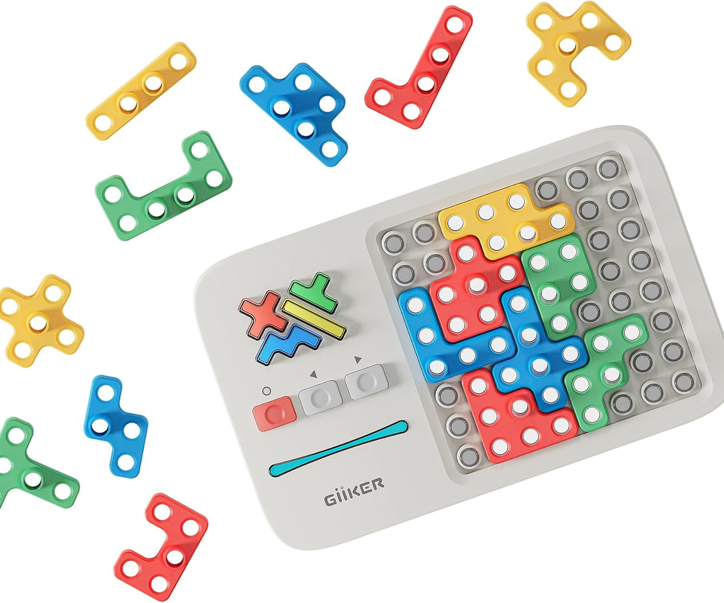 GiiKER Super Blocks STEM Toys – Pattern Matching Puzzle Game with 1000+ Challenges, Brain Teaser Toy for Kids & Teens, Travel Game & Birthday Gift for Boys and Girls