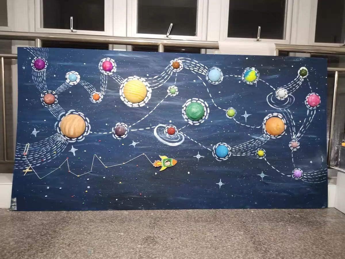 Crafjie 4 Inch Foam Balls, White Smooth Craft Foam Ball for Decoration Household and School Projects, Polystyrene Foam Balls for DIY Arts and Crafts, Modeling (4inch 12pc)