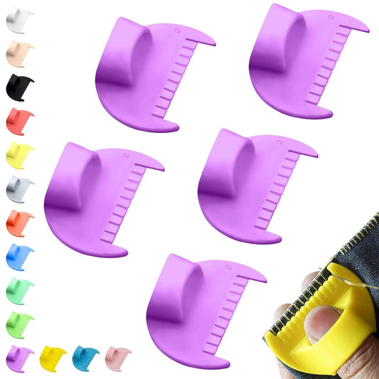 5mm Seam Guide for Hand Sewing Edge Lockranding Tool 5 PCS Set for Leather/Fabric/Craft Sew, Purple