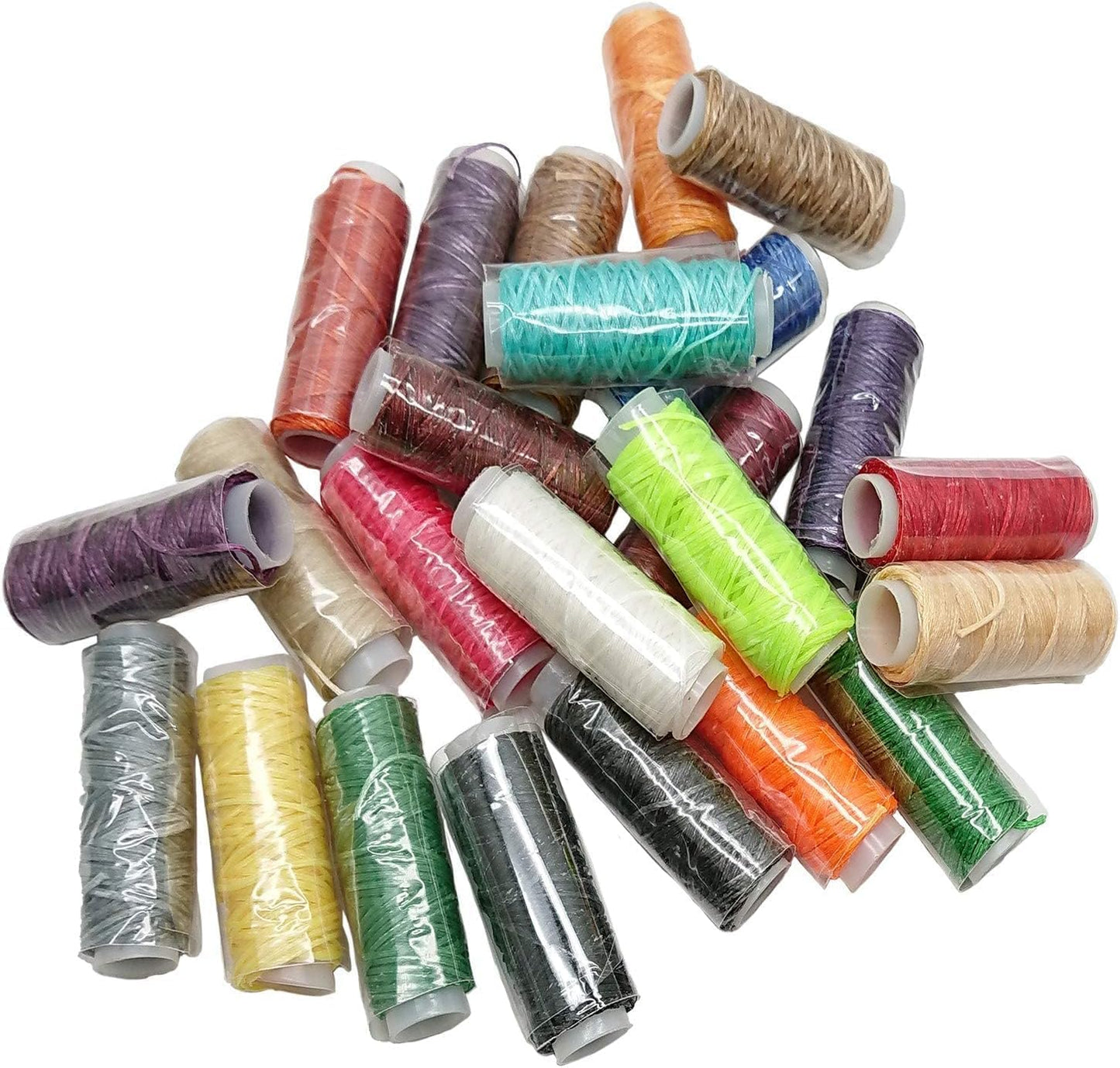 72 Colors Waxed Thread, Leather Sewing, Hand Stitching Thread for Hand Sewing Leather and Bookbinding, 13Yards Per Color