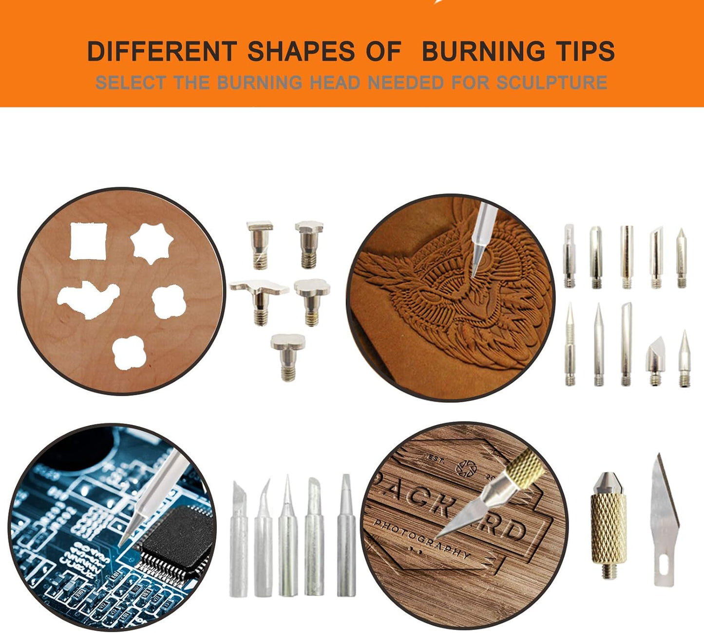 Wood Burning Kit, 110 Pieces Wood Burning Tool with Adjustable Temperature 200-420°C, Professional Wood Burner Pen for Embossing Carving Soldering