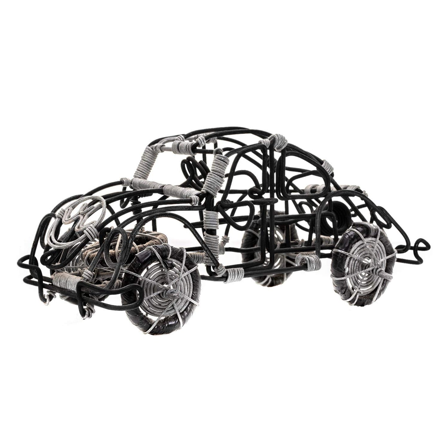 TecUnite Aluminum Craft Wire for Sculpting Armature Bendable Craft Wire for DIY Jewelry Making(Black, 10 M X 3 mm, 1 Roll)