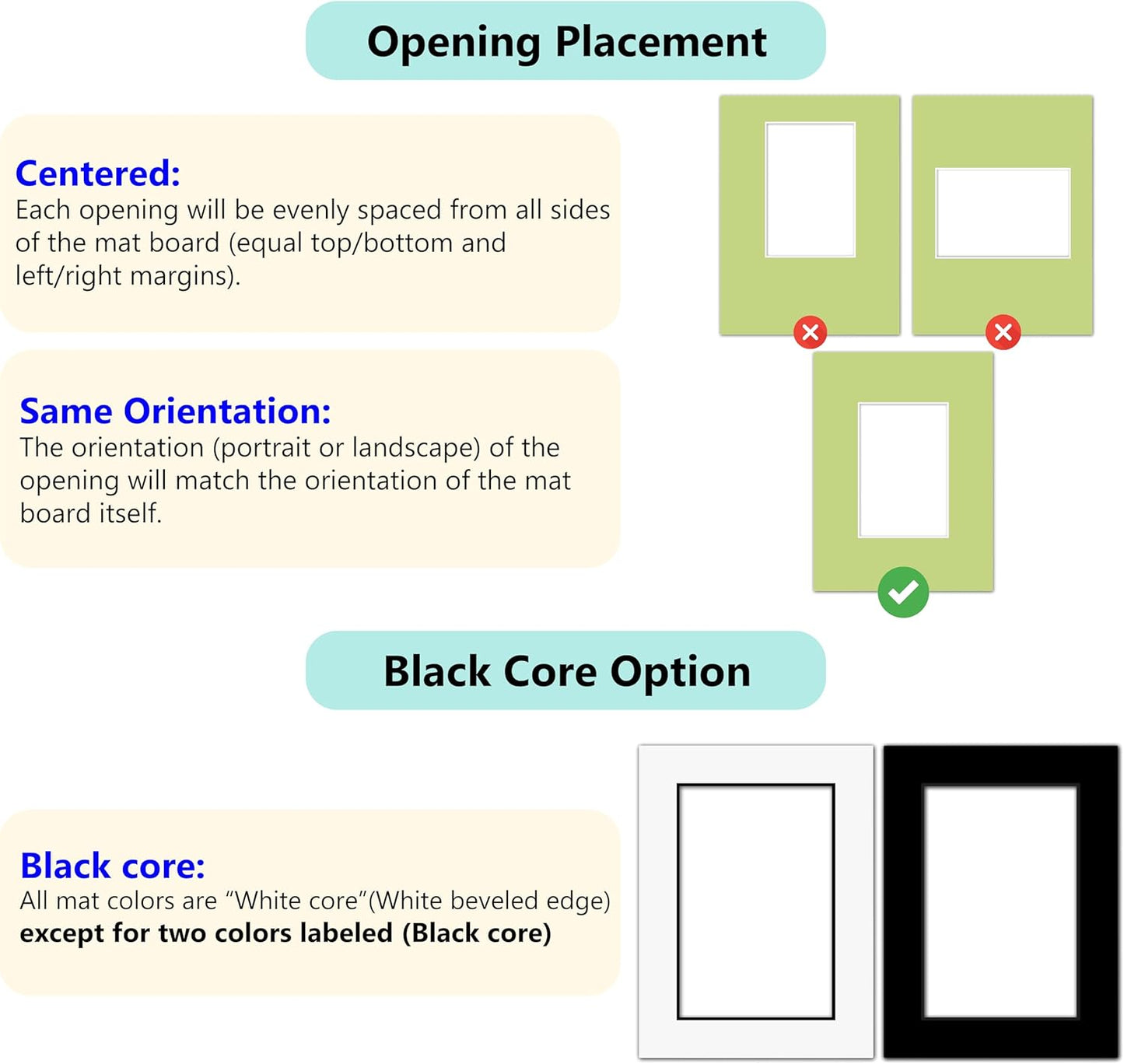 Poster Master Aged Oak Matboard – 4-Ply Acid-Free Picture Mat Board with 45° Beveled Cut, Made in USA, Custom Cut to Any Size, 1/16" Thickness for Framing & Displays
