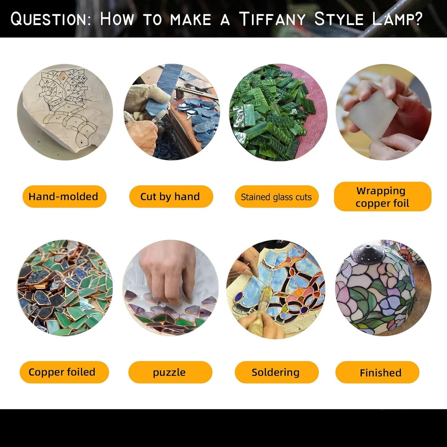 PA0007 Butterfly Stained Glass Hanging Panel 17" Wx12.75 H,Handmade Suncatcher Tiffany Style Window Ornament Home Hanging Decorations