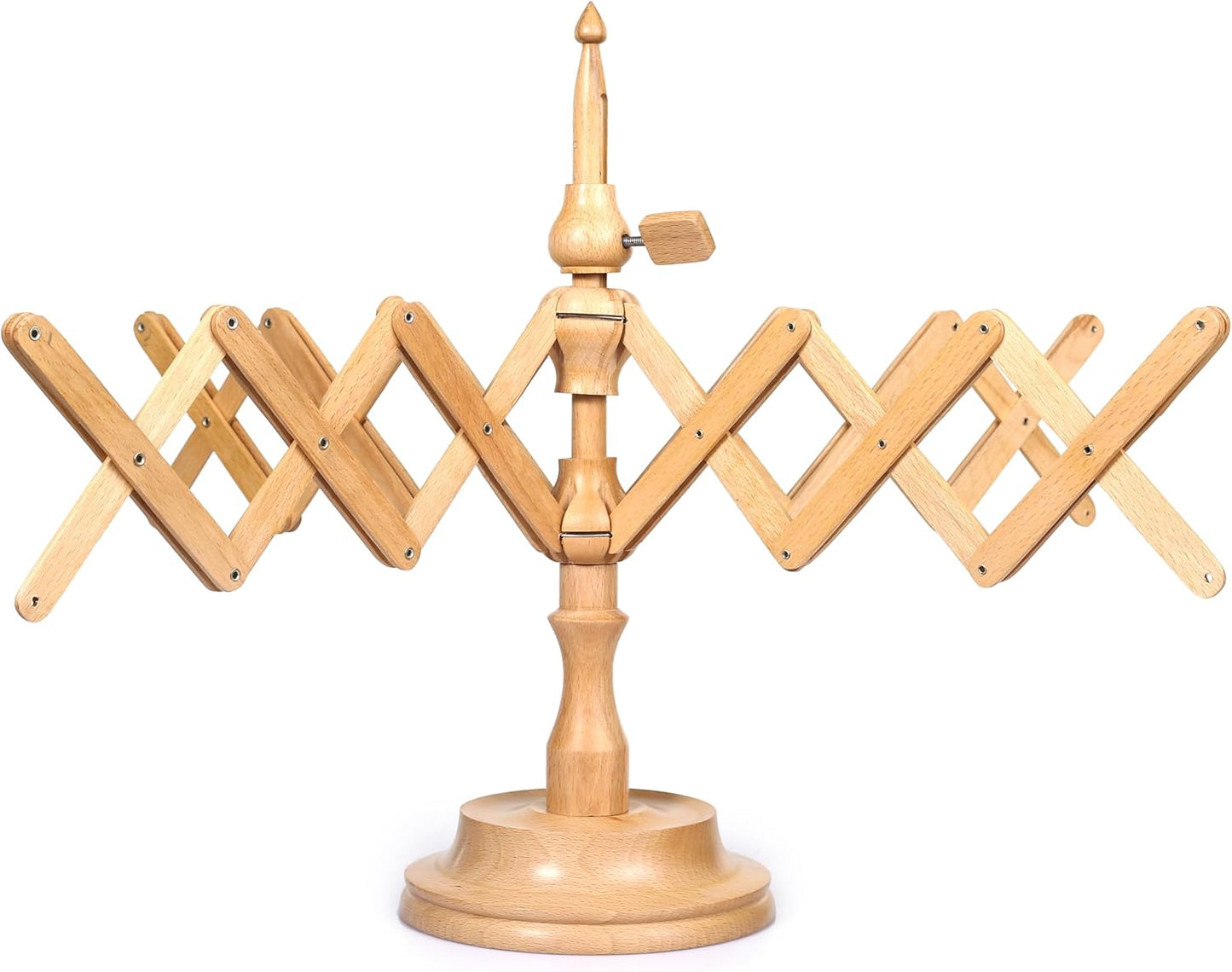 Large Handcrafted Wooden Yarn Winder & Swift – Breachwood Ball Winder for Crocheting, Knitting, Weaving – Heavy-Duty Yarn Winder for 8-12 oz Skeins