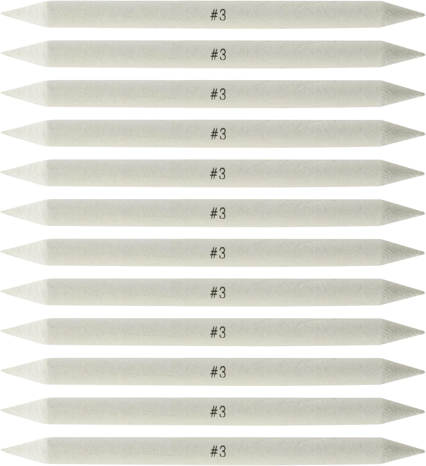 Creative Mark Art Set: Charcoal Pencils Solid Double-Ended Blending Stumps for Adults [Size # 3-12 Count], Perfect for Drawing, Pastels, and Art Design