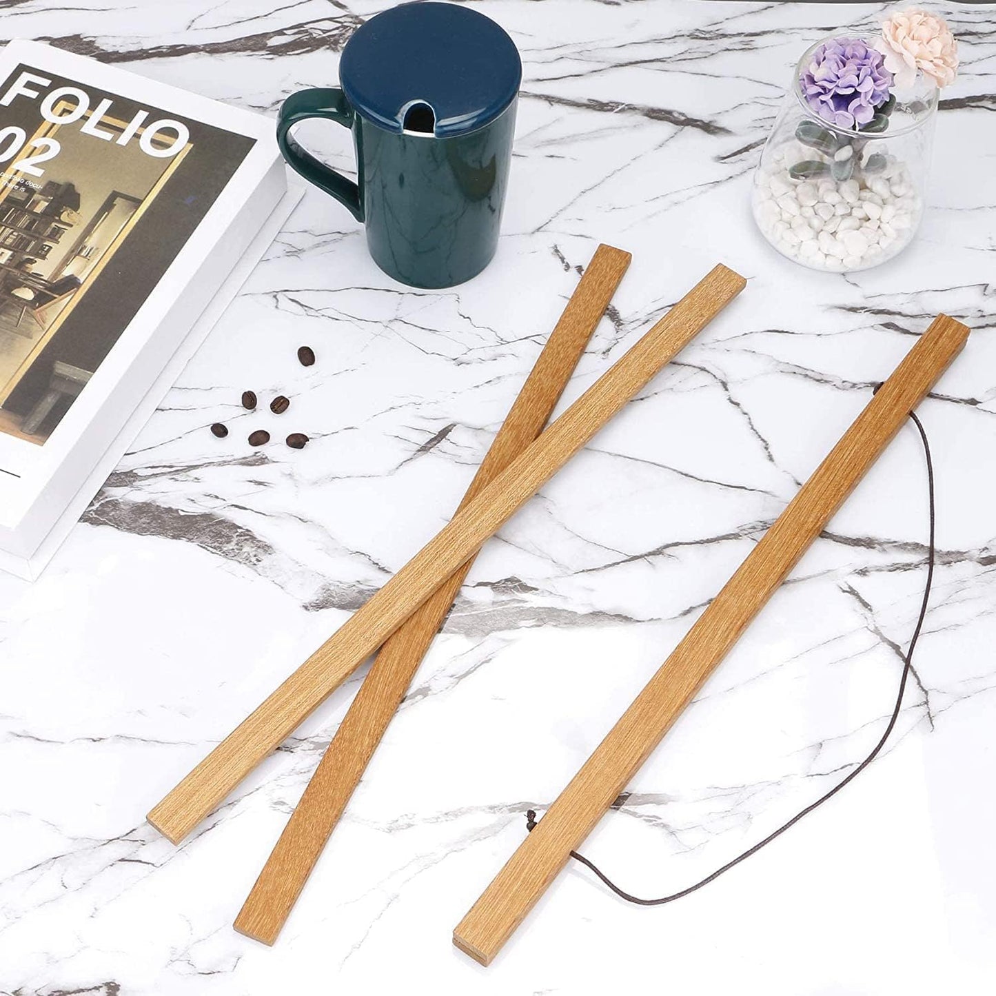 WITCOLOR Magnetic Poster Hanger Frame 28x22 28x20 28x40 Poster Frame 28 Inch Wide 1 Pack Magnetic Hanging Frame Teak Wood 28" Wide Magnetic Poster Hanger Picture Frame