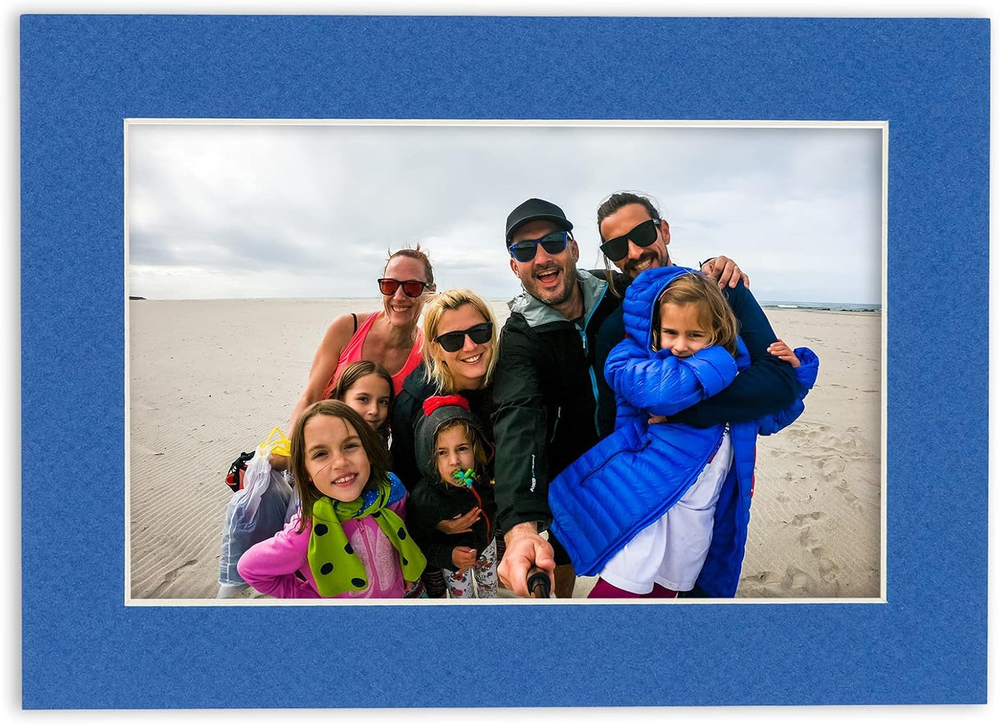 11x14 Mat for 8.5x11 Photo - Precut Royal Blue Picture Matboard for Frames Measuring 11 x 14 Inches - Bevel Cut Matte to Display Art Measuring 8.5 x 11 Inches - Acid Free Pack of 100 MATS