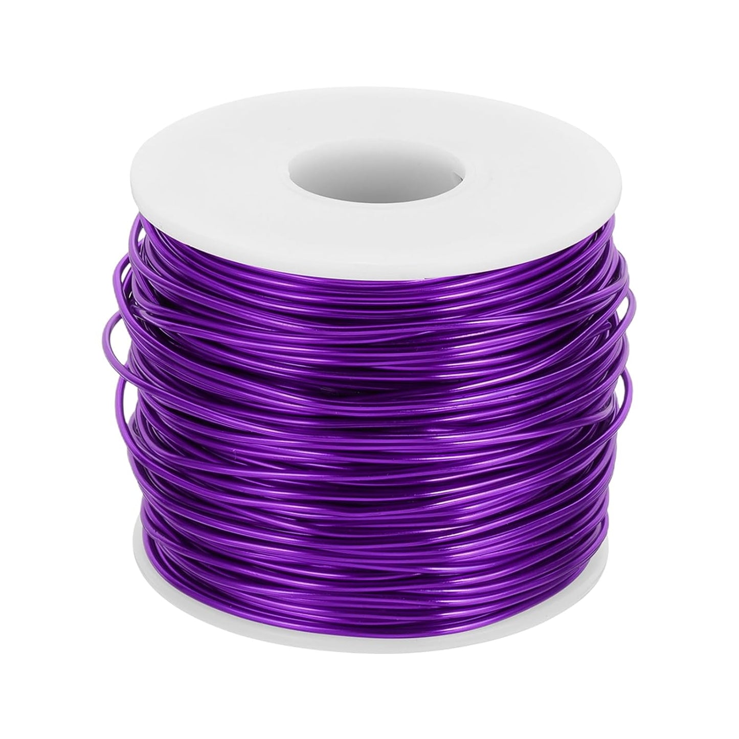 MECCANIXITY 15 Gauge Anodized Aluminum Craft Wire Bendable Bonsai Training Wire 223 Feet 1.5mm for Sculpting Crafts Wreath Floral Beading Jewelry Making, Purple