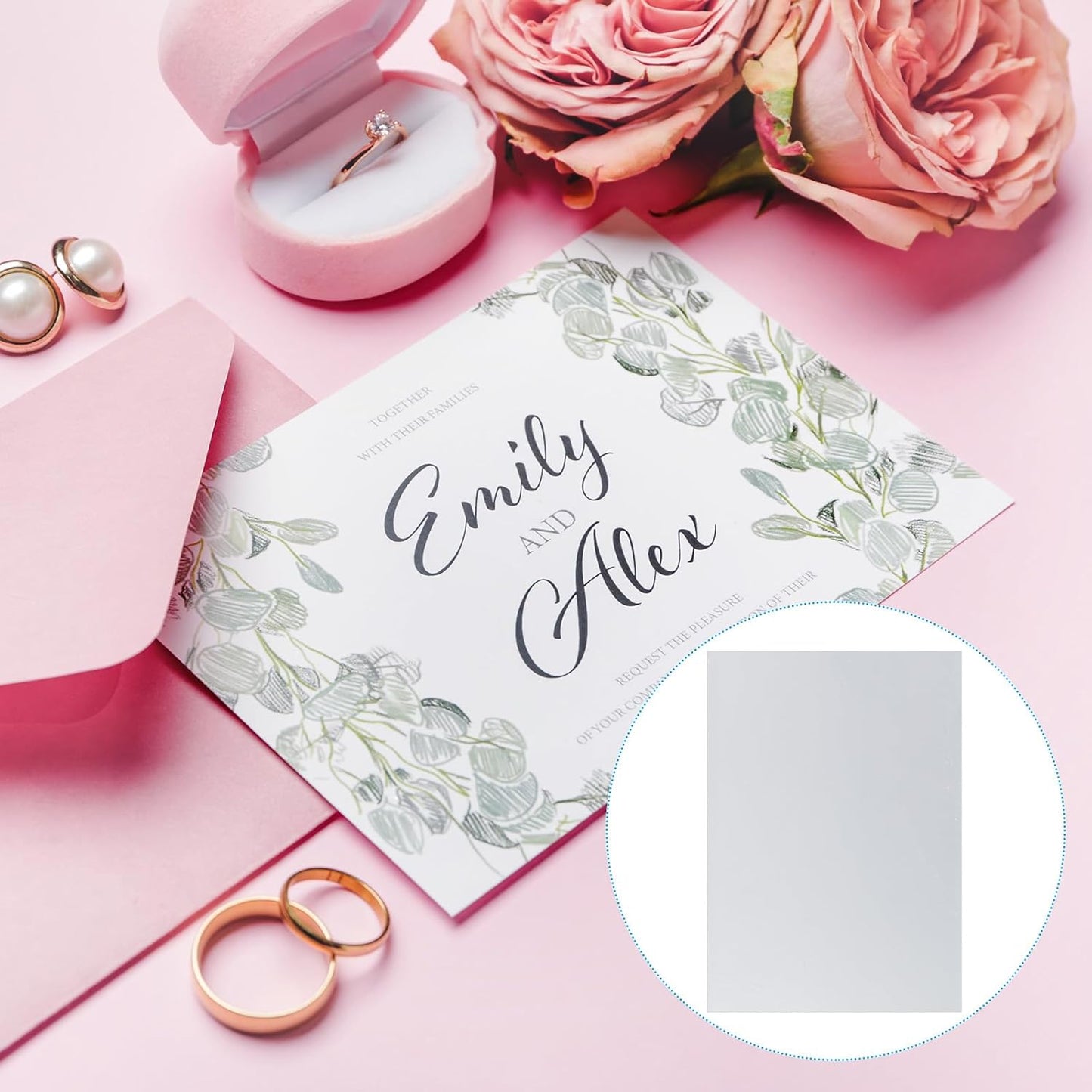 PATIKIL 11.7x8.3" Hot Stamping Foil Paper Sheet, 20 Sheets A4 Heat Transfer Hot Stamping Paper Foil for Leather DIY Logo Decor Craft Gift Package Scrapbook Card, Matt Silver