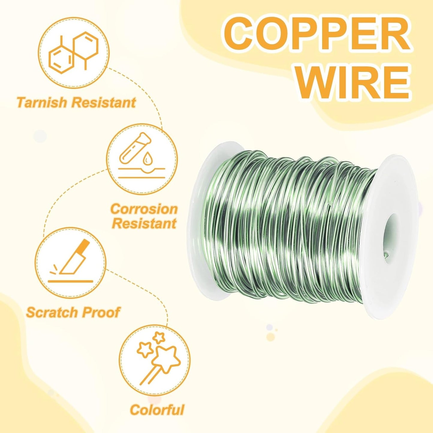 uxcell 12 Gauge / 2mm Anodized Aluminum Wire for Jewelry Craft Making, 102 Feet Bendable Flexible Wire for DIY Home Decor Gardening Sculpture, Grass Green