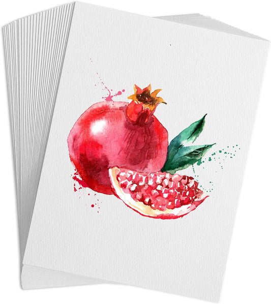 FEITAKE 100% Cotton Watercolor Paper Cold-Press / 140lb (300gsm) / Acid Free Mixed Media Art Drawing Papers - 30Sheets Pack - 6"X8"
