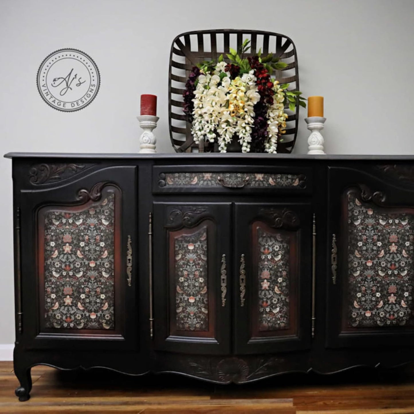 Dixie Belle Paint Company Chalk Finish Furniture Paint - Coffee Bean (16oz) - Matte Espresso Brown Chic Chalk Mineral DIY Furniture Paint