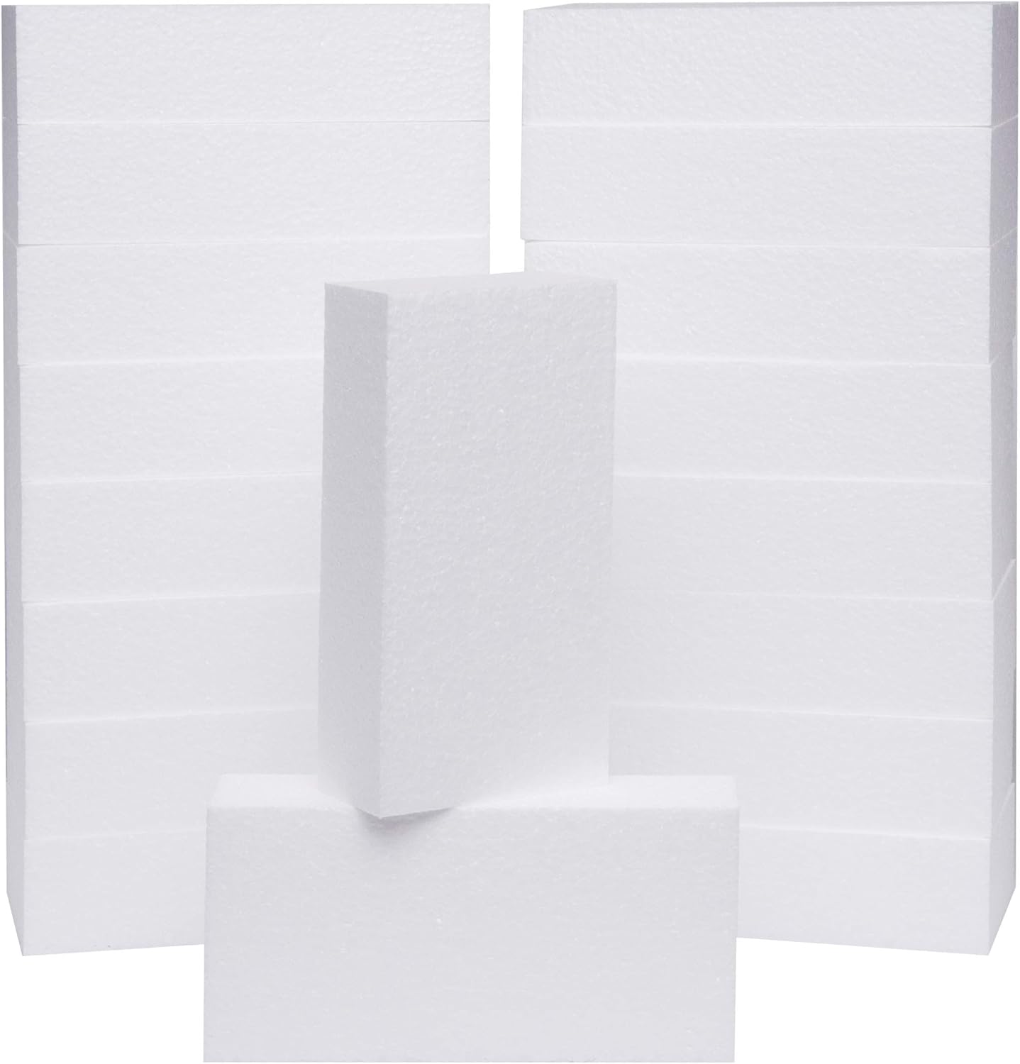 Silverlake 8x4x2 Craft Foam for Styrofoam Block Projects (18-Pack)