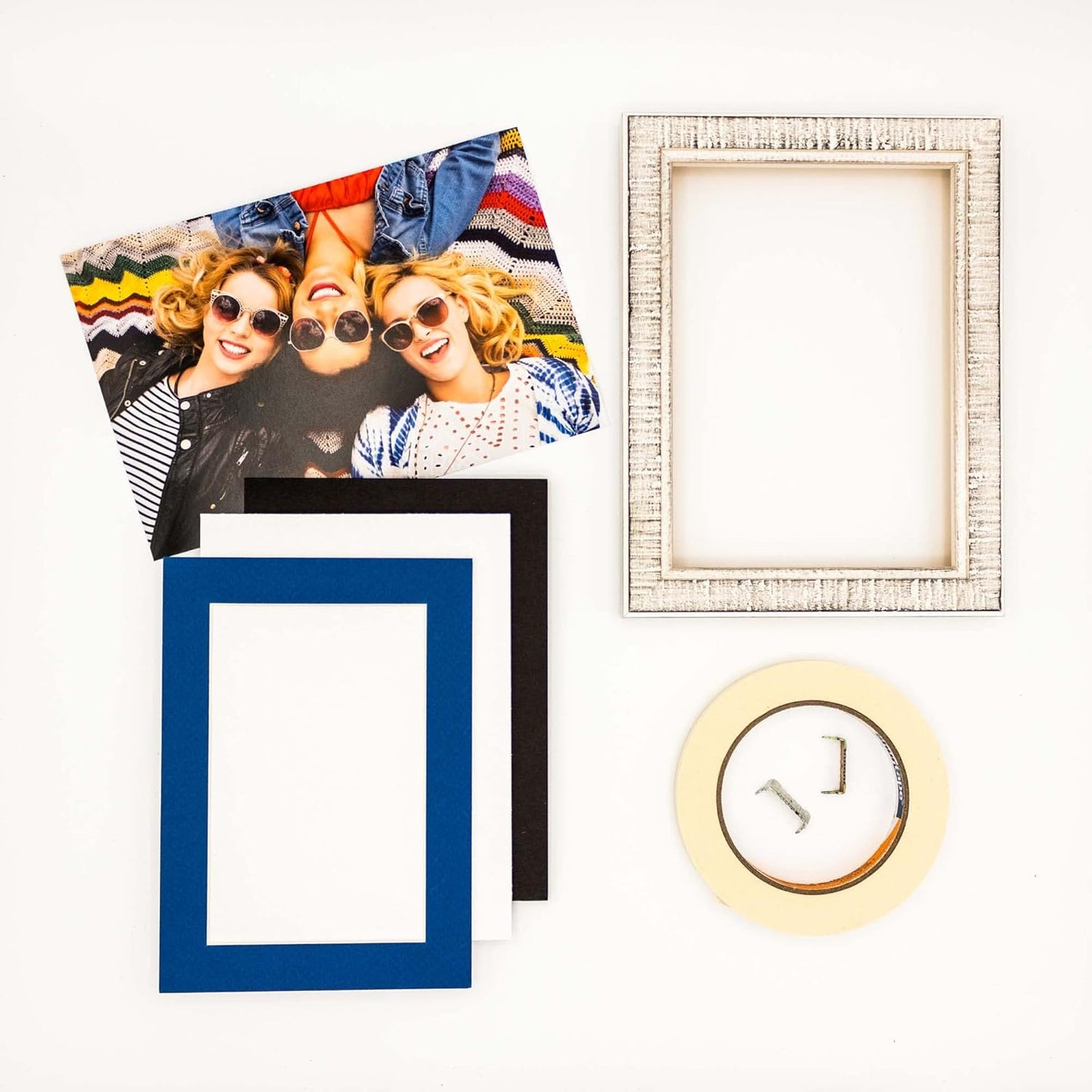 5x7 Mat for 8.5x11 Frame - Precut Mat Board Acid-Free Royal Blue 5x7 Photo Matte Made to Fit a 8.5x11 Picture Frame, Premium Matboard for Family Photos, Show Kits, Art, Picture Framing, Pack of 1 Mat