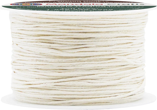 Mandala Crafts 0.5mm 109 Yards Ivory Cotton Waxed Cord for Jewelry Making Bracelet Cord Waxed String - Beading String Thread Jewelry Cords for Necklaces String