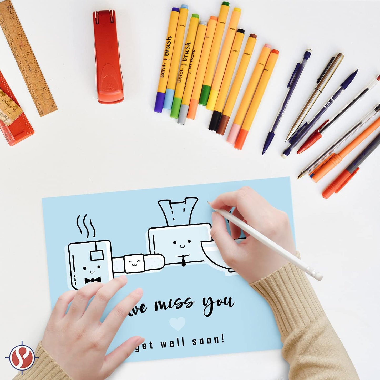 8.5 x 11" Light Blue Color Paper Smooth, for School, Office & Home Supplies, Holiday Crafting, Arts & Crafts | Acid & Lignin Free | Regular 20lb Paper - 100 Sheets