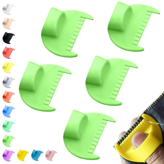 5mm Seam Guide for Hand Sewing Edge Lockranding Tool 5 PCS Set for Leather/Fabric/Craft Sew, Cyan