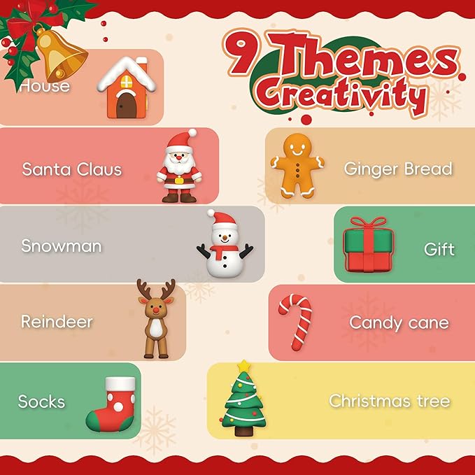 Air Dry Clay, 12 Boxs Modeling Clay for Kids, DIY Art Crafts Toy Gift Air Dry Clay Kit for Boys & Girls Ages 3 4 5 6 7 8 9 10 12