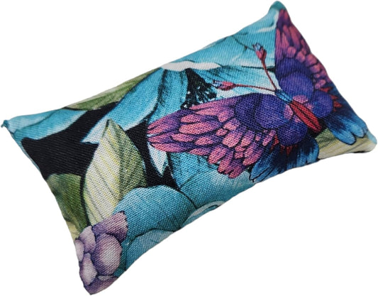 Emery Pin Cushion for Sewing - Filled with Abrasive Emery Sand - Handmade in USA (2"x3", Butterflies)