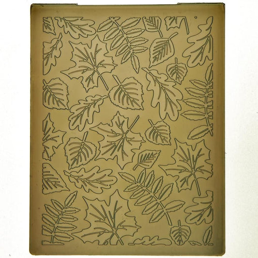 DDOUJOY Leaves Background Plastic Embossing Folders for Card Making Scrapbooking and Other Paper Crafts 2101034