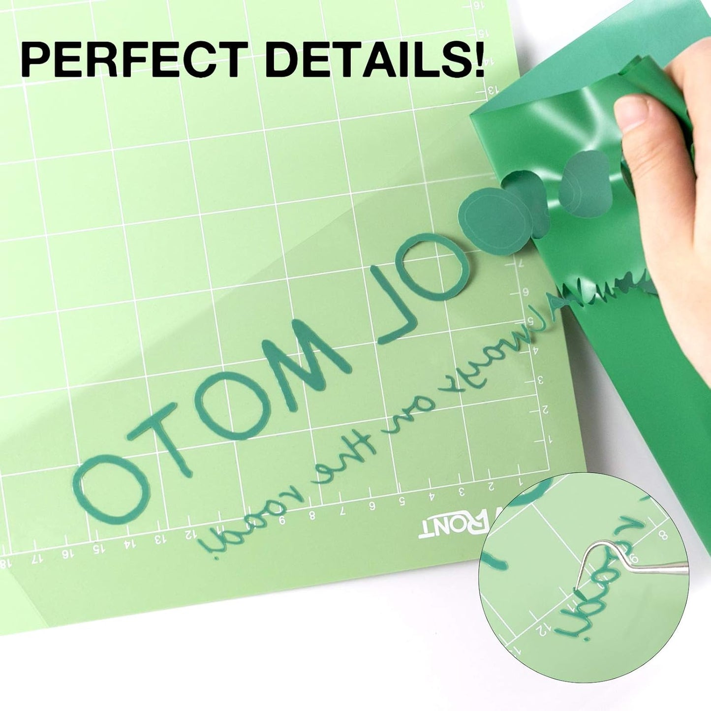 HTVRONT HTV Vinyl Rolls Heat Transfer Vinyl - 12" x 8ft Green HTV Vinyl for Shirts, Iron on Vinyl for All Cutting Machine - Easy to Cut & Weed for Heat Vinyl Design (Green)