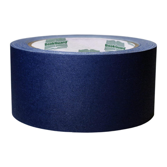 BookGuard 2 Inch Book Repair Tape, Premium Bookbinding Tape for Book Repairs, Ideal Addition for Library Supplies - 15 Yard Roll, Navy Blue