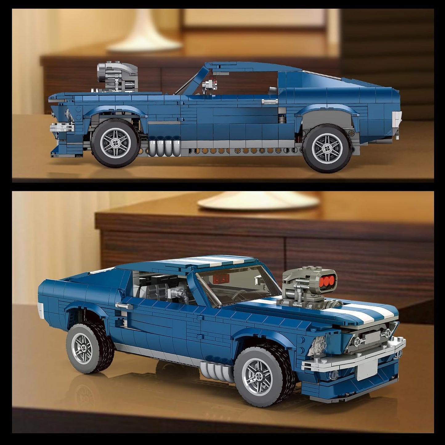 Creater Expert GT 1976 Building Blocks Toys - Compatible with Lego Car Adults Challenging, Advanced Collector's Car Model, Home and Office Display, Collectible Gift for Adults and Teens