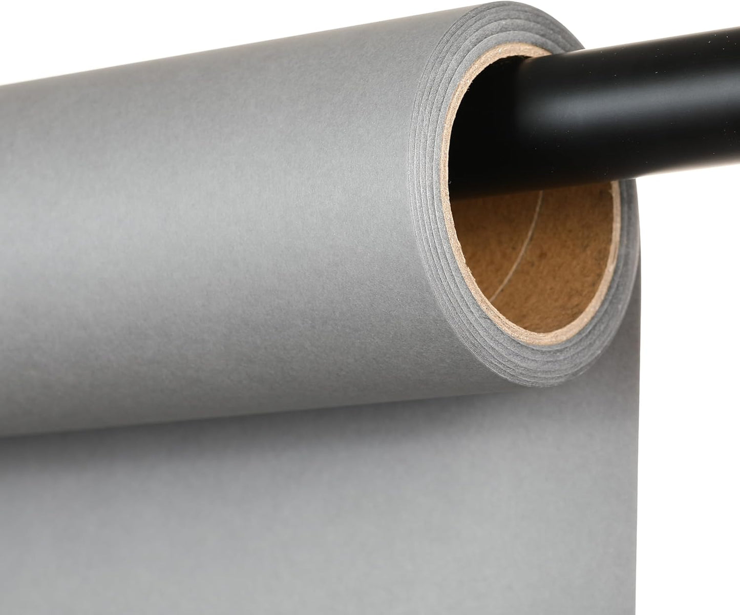 Seamless Photography Background Paper Roll, Blue Photo Paper Backdrop for Photography, Video and Streaming (Pursuit Grey, 82" x16')