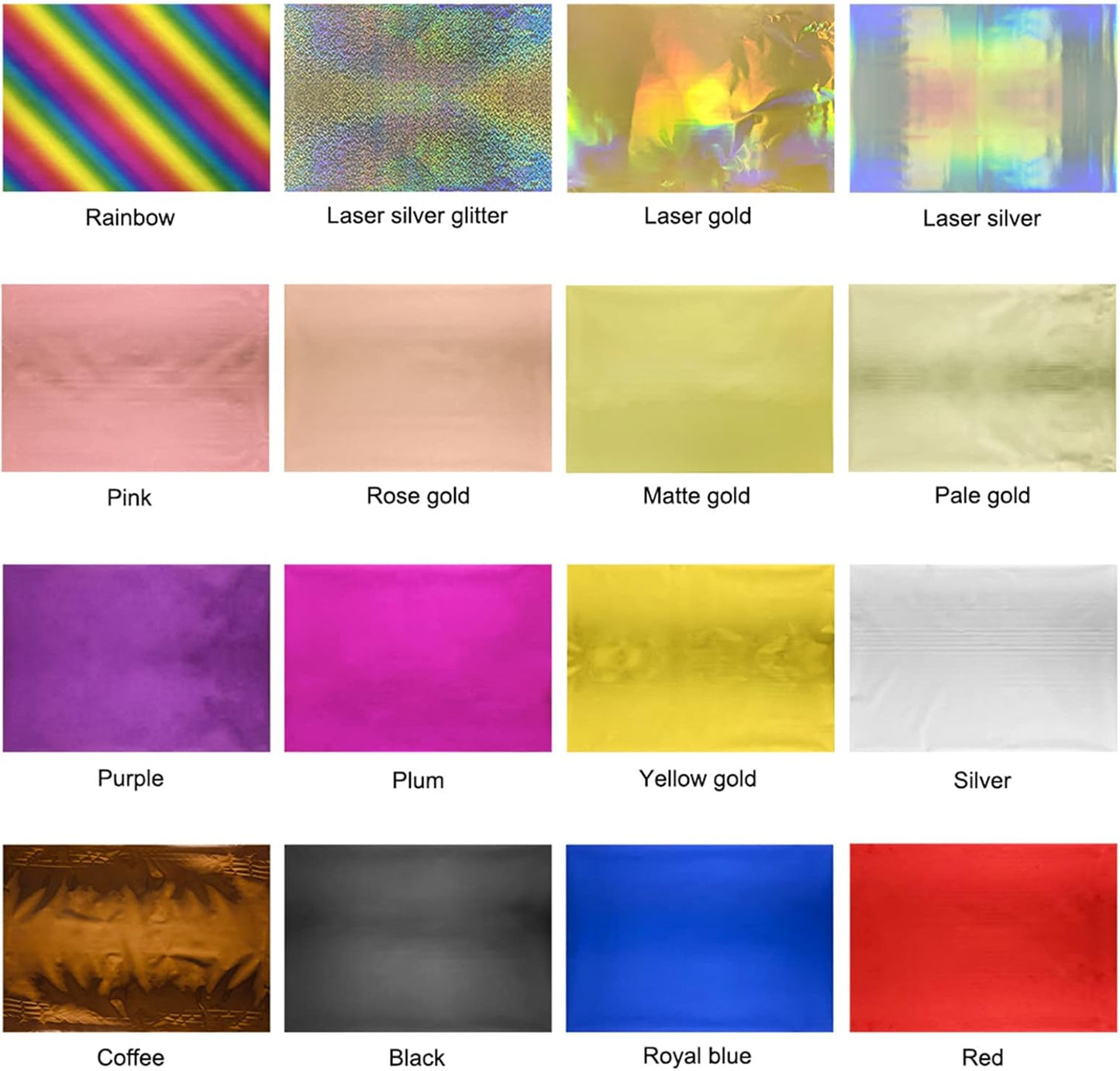 Briartw 20x29cm Hot Foil Paper 50 Sheets Pack Toner Reactive Foil Hot Stamping Foil Paper by Laser Printer and Laminator for Scrapbooking Craft Cardmaking DIY Album (Matte Gold, 50 Sheets)