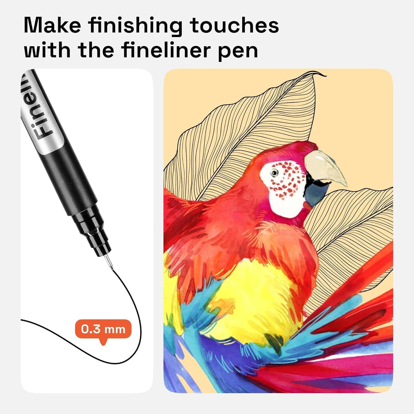 ARTISTRO 24 Watercolor Markers with Flexible Paint Brush Pens for Pros & Beginners - Consistent, Smooth, Bright, Washable, Non-Toxic, Ideal for Coloring, Calligraphy, & Manga