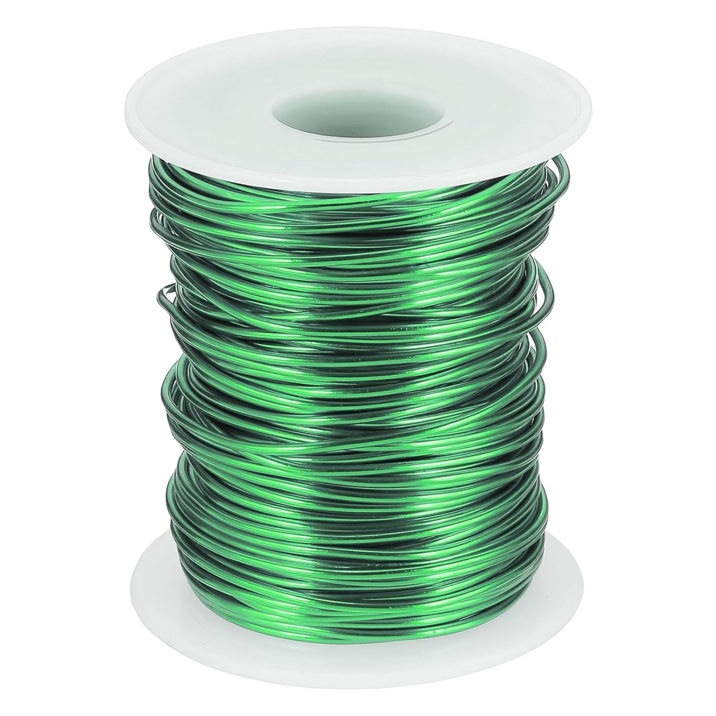 uxcell 16 Gauge / 1.5mm Anodized Aluminum Wire for Jewelry Craft Making, 102 Feet Bendable Flexible Wire for DIY Home Decor Gardening Sculpture, Green