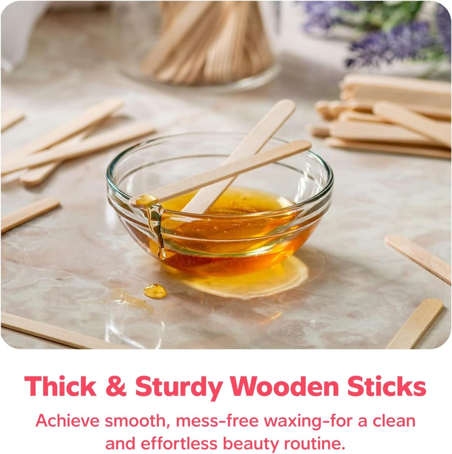 GUSTO [1000 Count] 4.5 Inch Wooden Multi-Purpose Popsicle Sticks for Crafts, Ice, Ice Cream, Waxing, and Tongue Depressor Wood Sticks (Formerly Comfy Package)