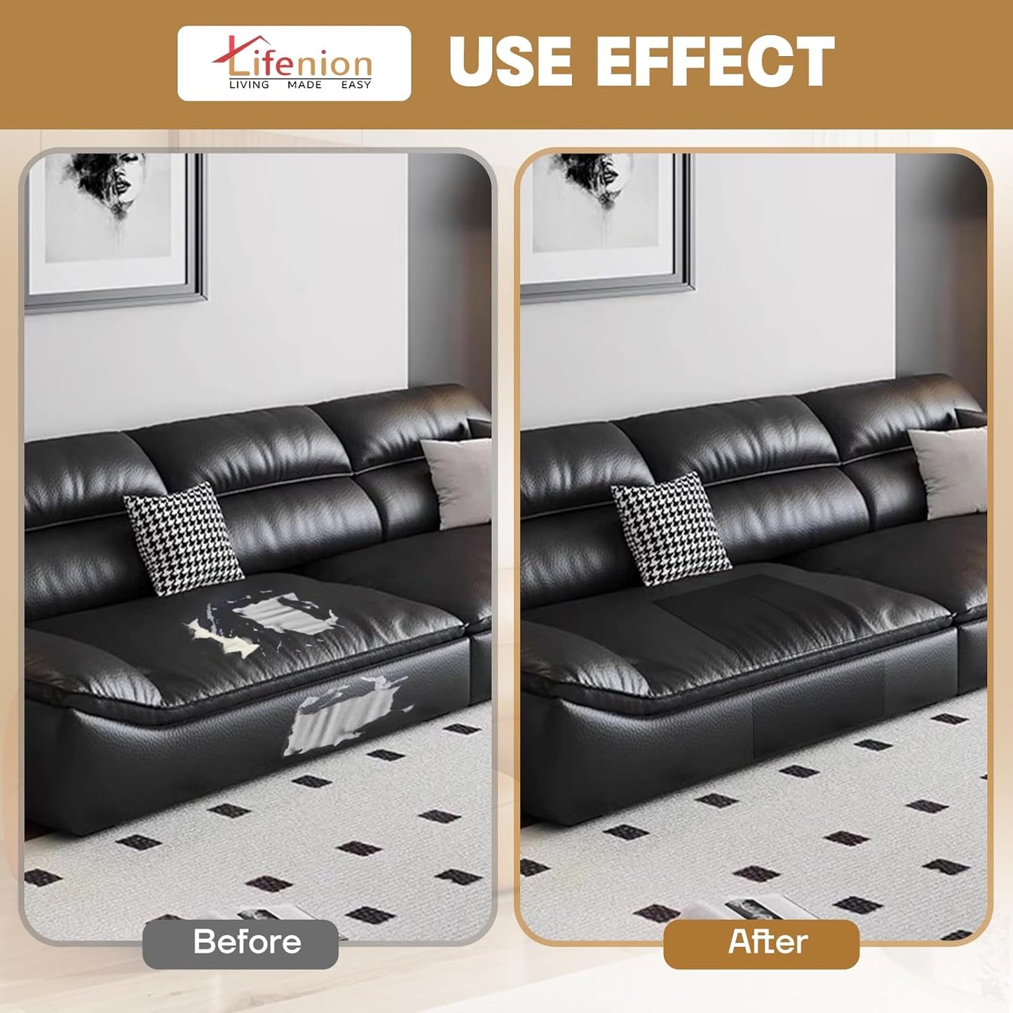 Canvas Repair Patch, 35X79 Inch Strong Sticky Fabric Repair Tape, Self-Adhesive Fabric Patch for Sofas, Tote Bags, Clothing, Car Seats, Furniture (Dark Grey, 35X79 Inch)