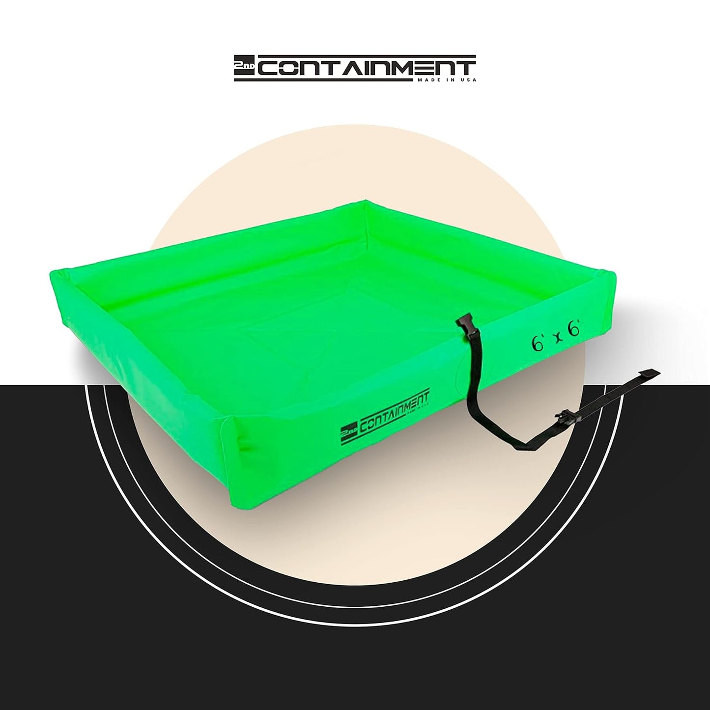 Duck Pond - 6’ x 6’ - Lime Green