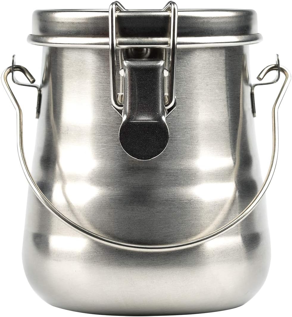 MYARTOOL Paint Brush Washer, Portable Leak-Proof Brush Cleaner with Lid and Filter Screen, 4" tall x 3-1/2" dia.